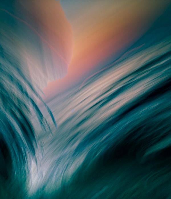 Abstract representation of morning energy and active lifestyle movement